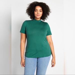 Mock Neck ModCloth Top